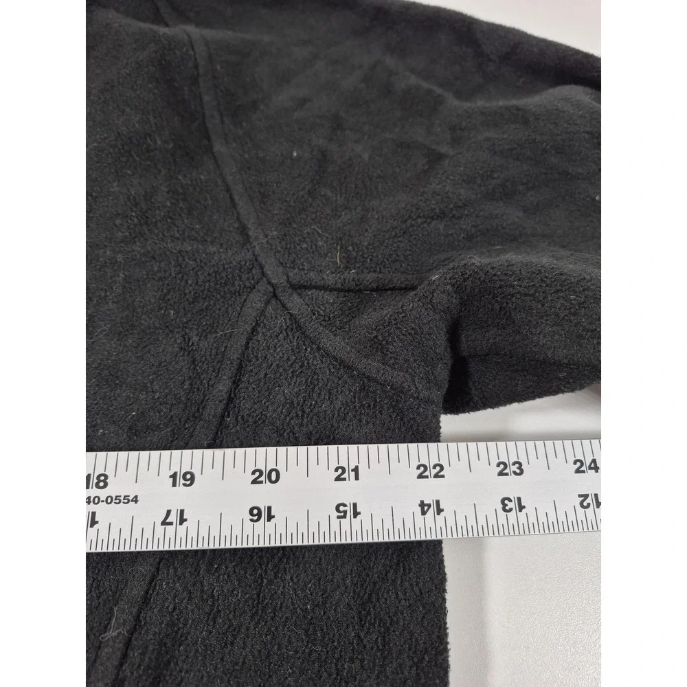 The North Face Jacket Mens L Black Fleece Full Zip Zip Pockets Hiking Outdoor